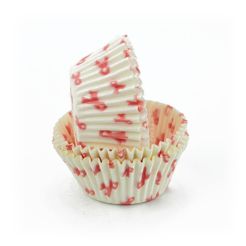 Pink Ribbon Standard Cupcake Baking Cup Liner