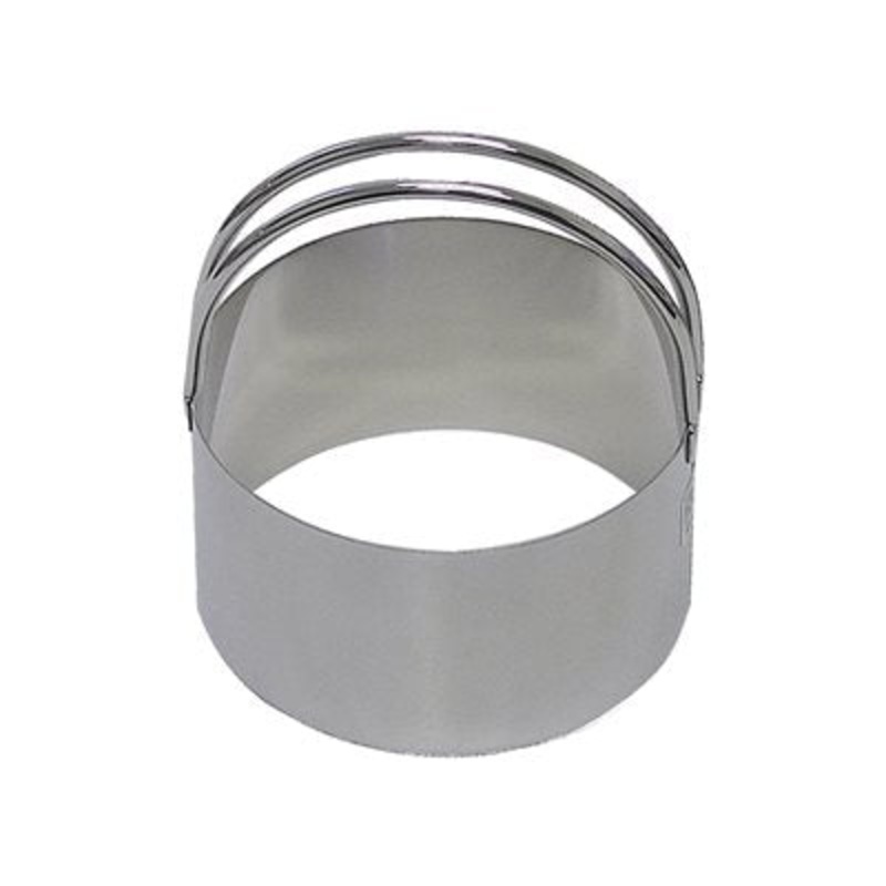 Plain Round Biscuit Cookie Cutter-Stainless Steel  2 3/4 Inch