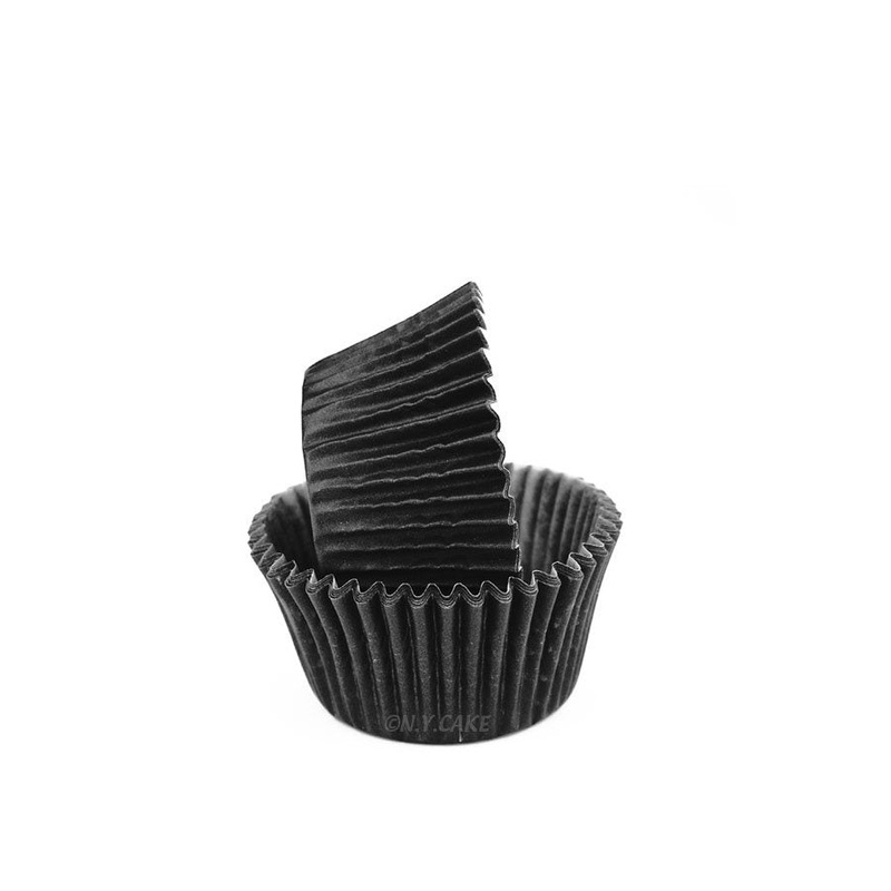 Black Mini Cupcake Baking Cup Liner -Pack of  60