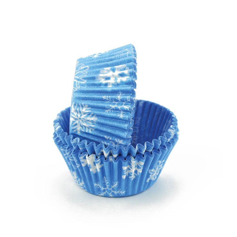 Snowflake Greaseproof Standard Cupcake Baking Cup Liner