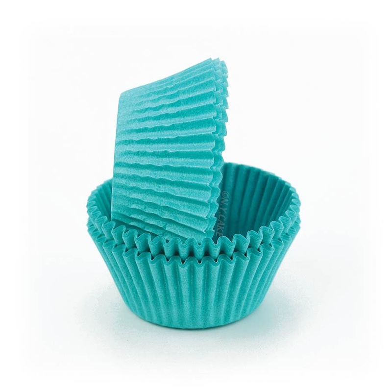 Teal Greaseproof  Standard Cupcake Baking Cup Liner
