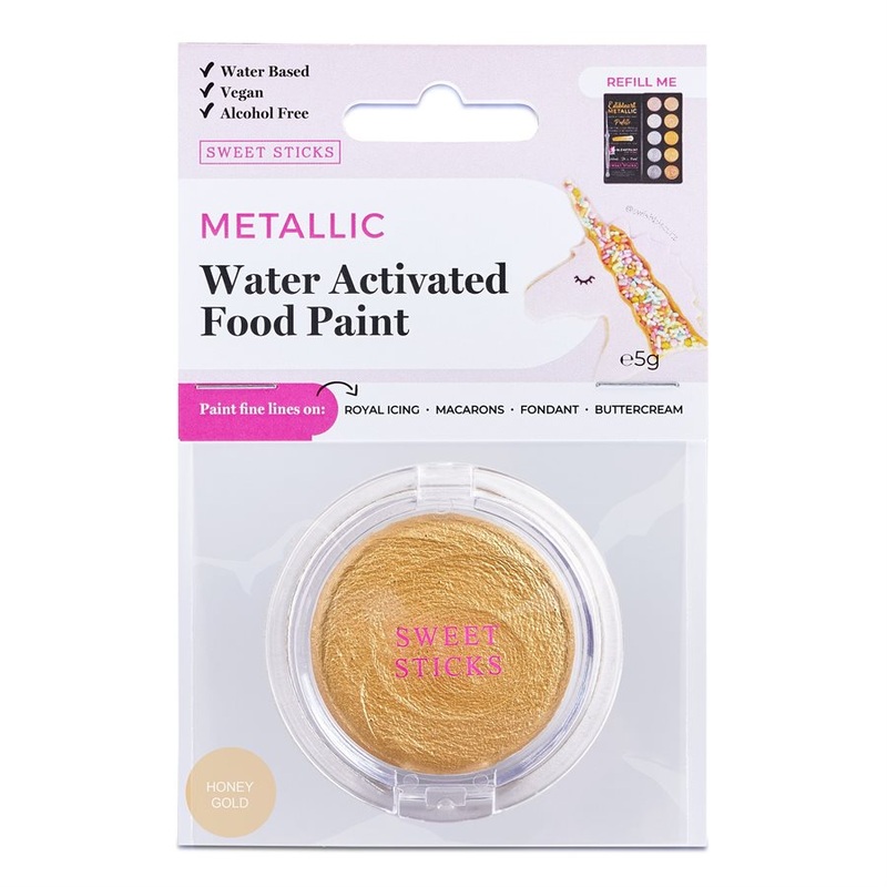 Honey Gold Food  Paint By Sweet Sticks-Water Activated