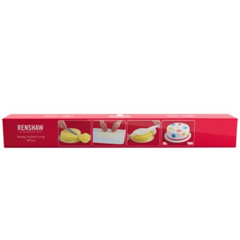 Ready to Roll White Fondant Sheet By Renshaw