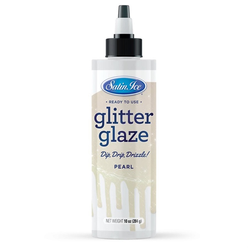 Satin Ice Pearl Glitter Glaze - 10oz