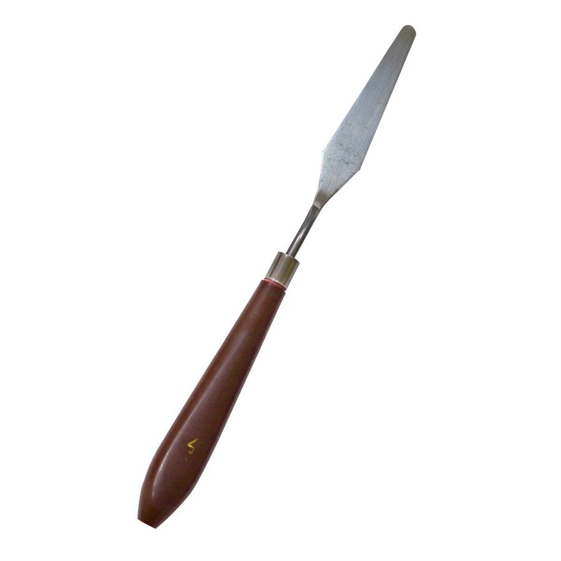 #4 Pointed  Diamond Shape  Offset Icing Spatula