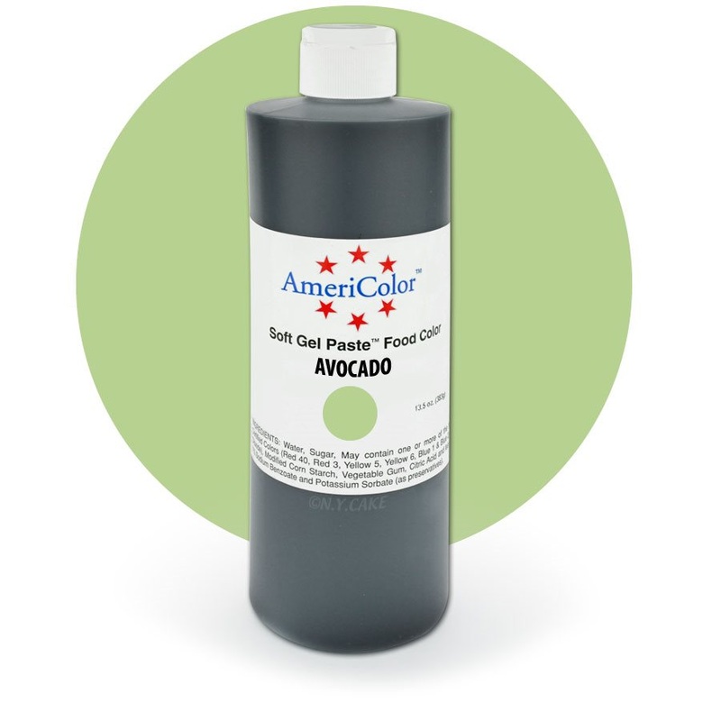Avocado Gel Paste 13.5  ounces By Americolor