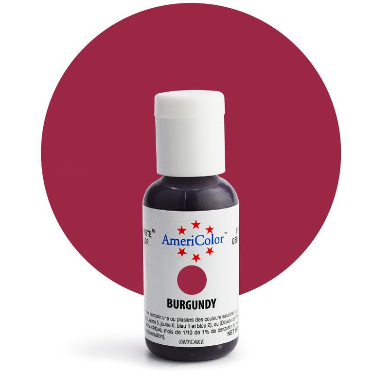 Burgundy Gel Paste  .75 ounce By Americolor
