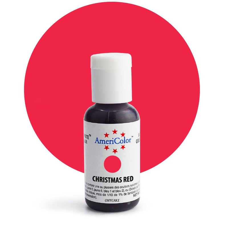 Christmas Red Gel Paste  .75 ounce By Americolor