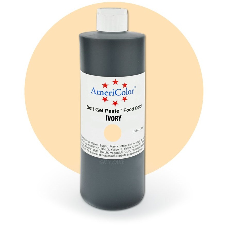Ivory Gel Paste 13.5  ounces By Americolor