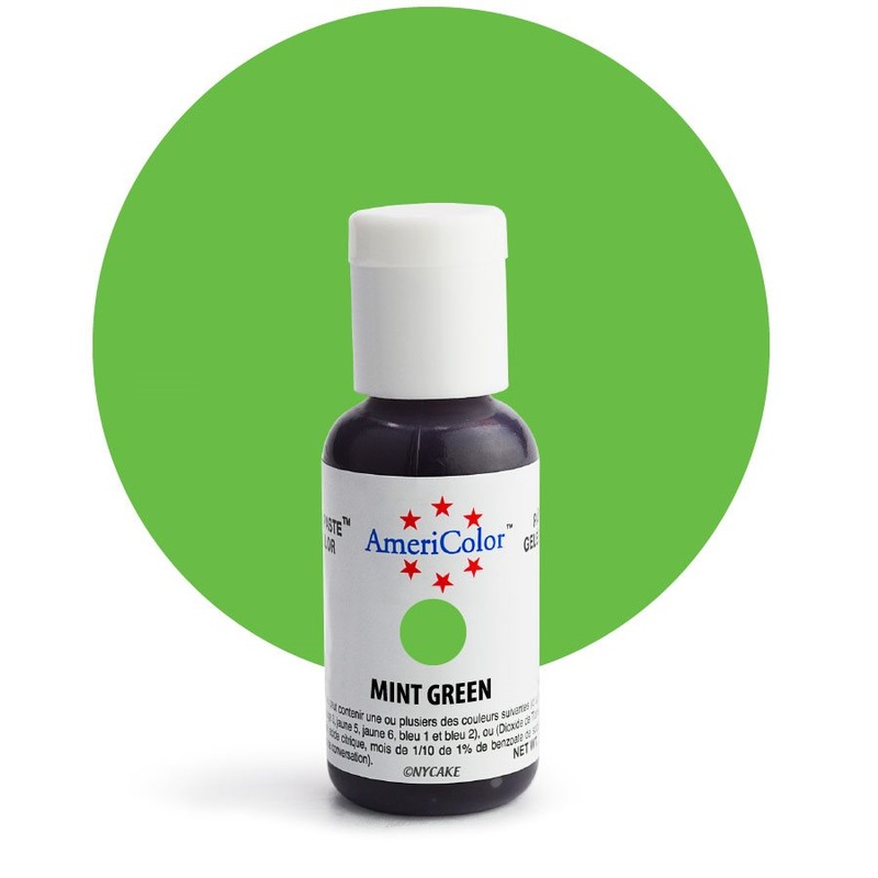 Mint Green Gel Paste  .75 ounce By Americolor