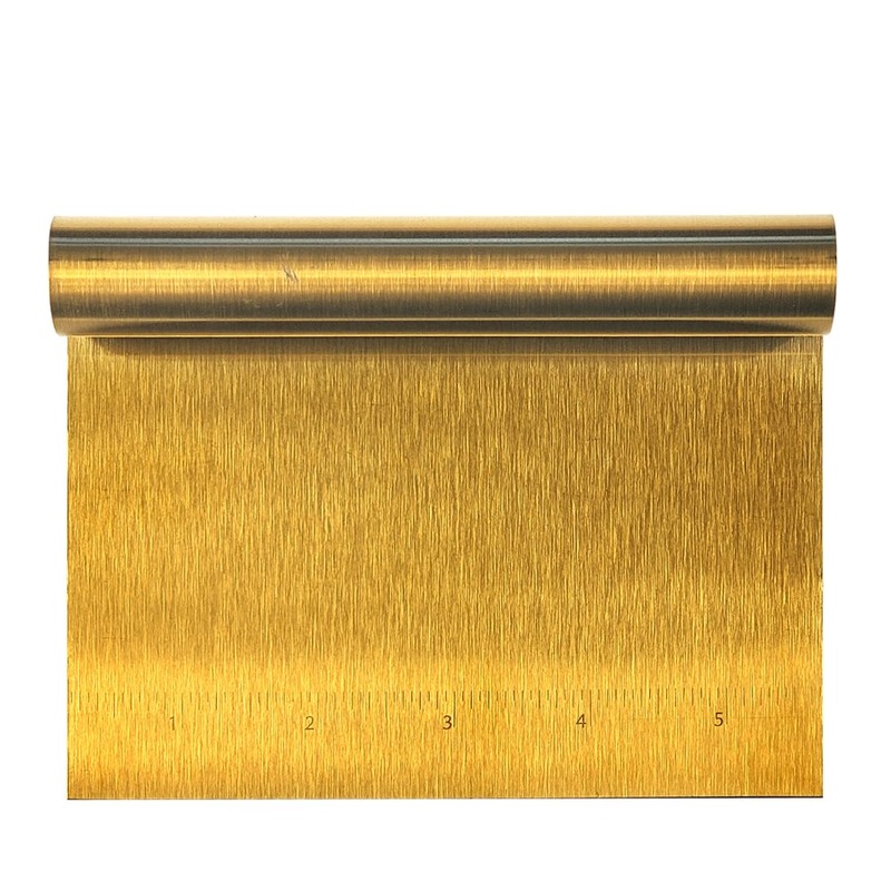 Premium Gold Bench Scraper/Cake Icing Smoother