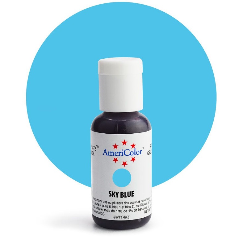 Sky Blue Gel Paste  .75 ounce By Americolor
