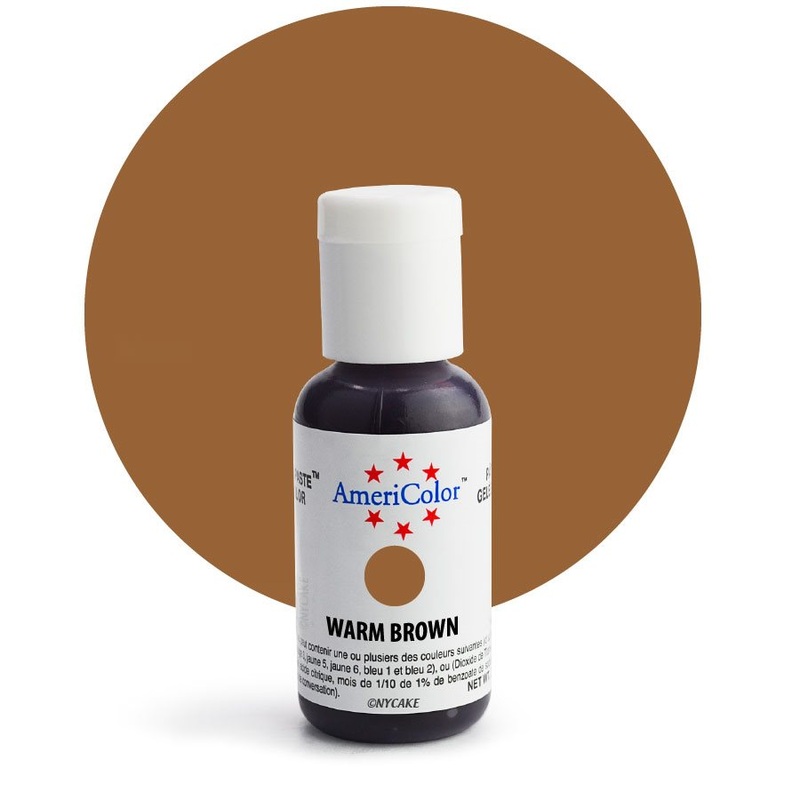Warm Brown Gel Paste  .75 ounce By Americolor