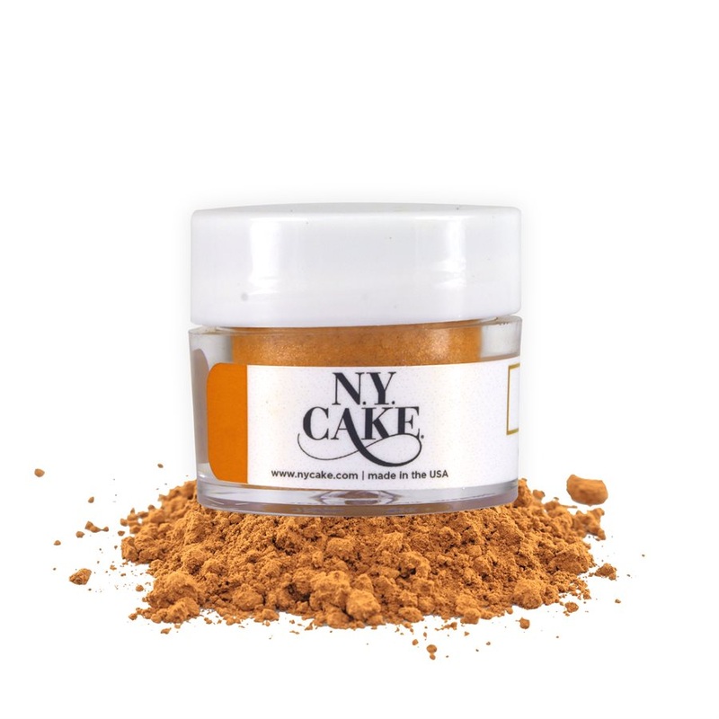 Bronze Gold Edible Luster Dust by NY Cake - 4 grams