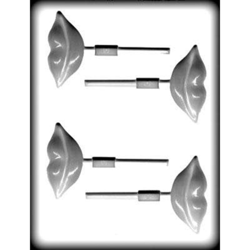 Hard Candy Lips Mold- Lollipop