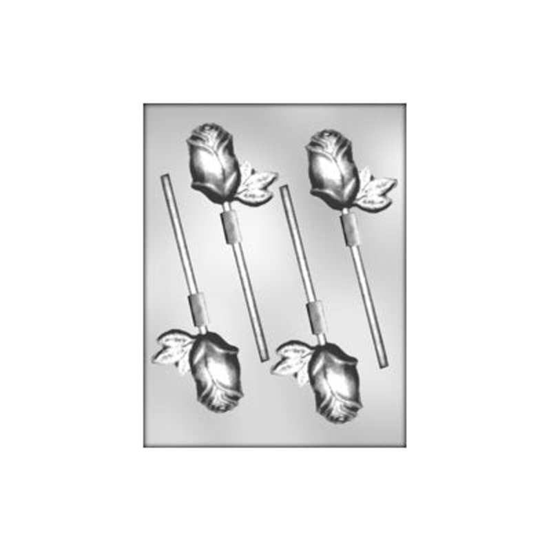 Long Rose Chocolate Candy Mold- 2 1/4 Inch