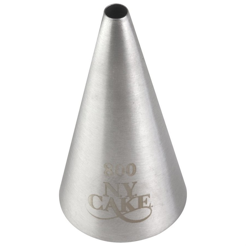 Pastry Tube Plain Round No. 800 by NY Cake