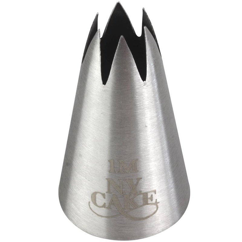 Pastry Tube Star No. 1M By NY Cake