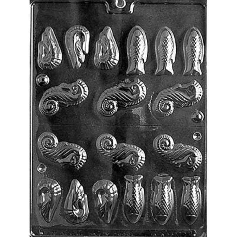 3D Shrimp Chocolate Candy Mold