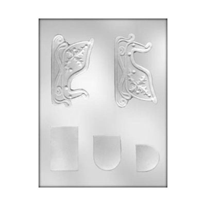3D Sleigh Chocolate Candy Mold 4 1/4 Inch