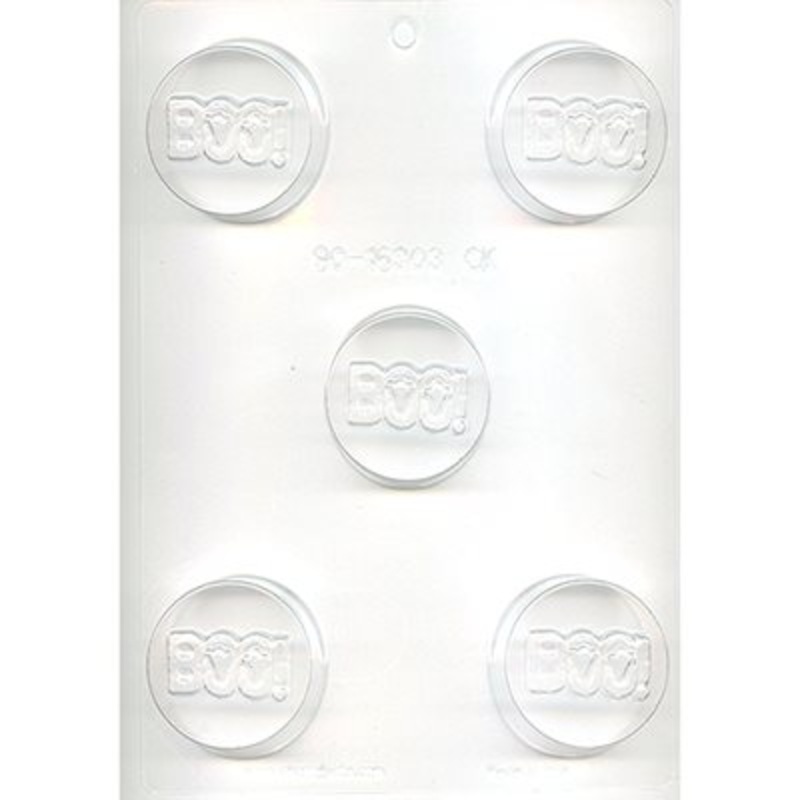 Boo Cookie Chocolate Mold 2 Inch