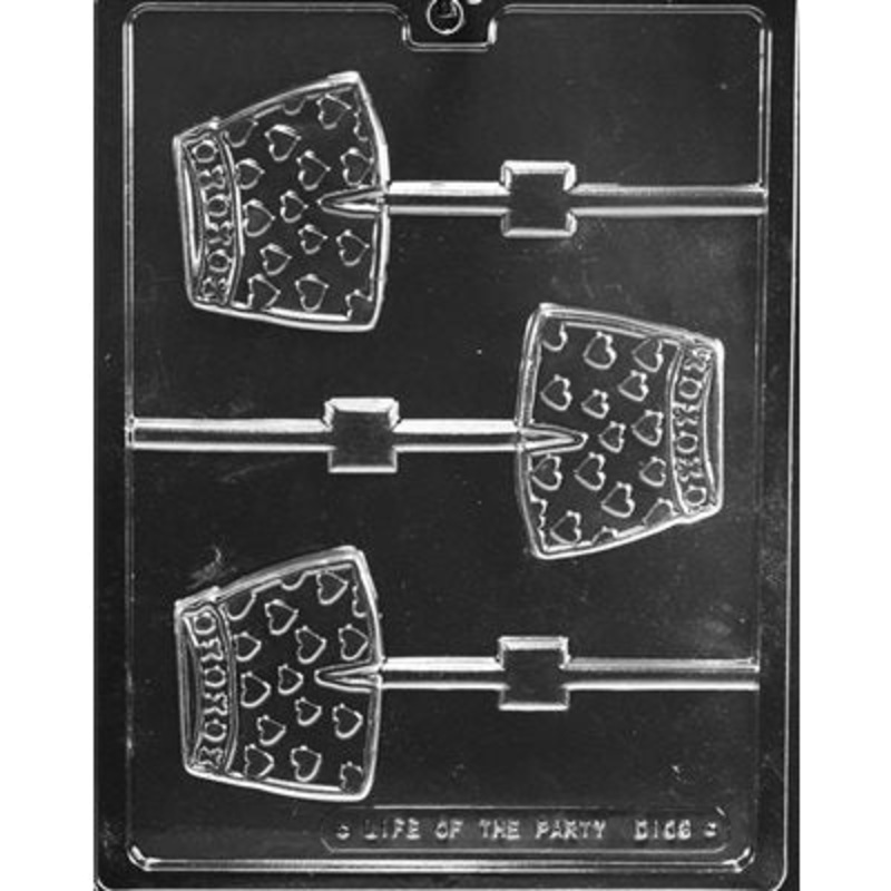 Boxer Shorts with Hearts Lollipop Chocolate Candy Mold
