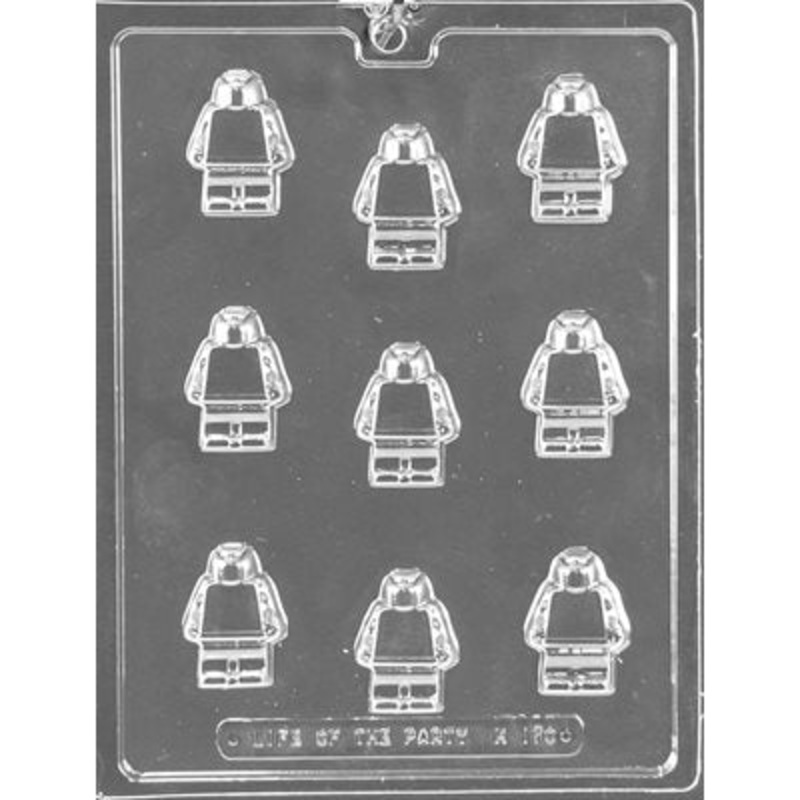 Building Blocks Man Chocolate Candy Mold