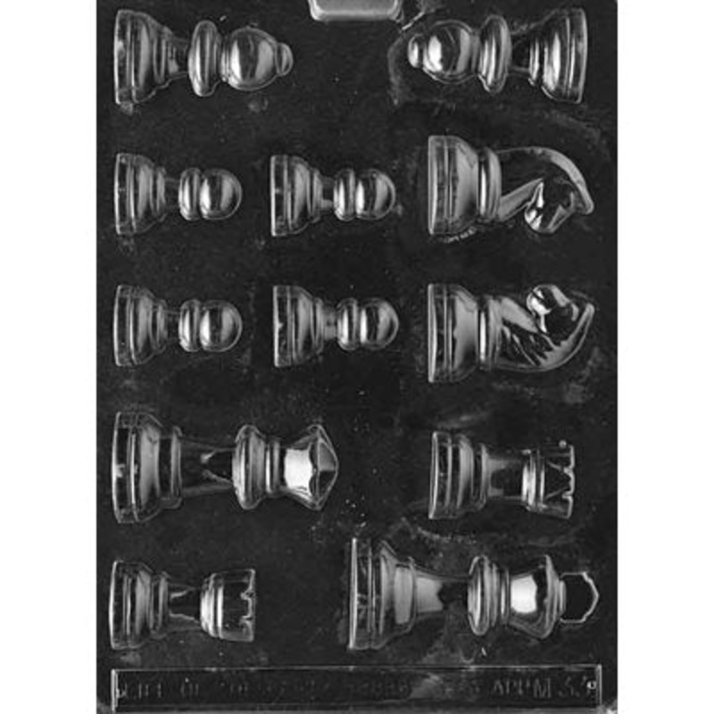 Chess Pieces Chocolate Candy Mold