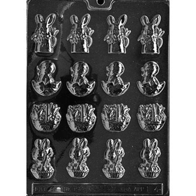 Easter Assortment with Basket Chocolate Candy Mold