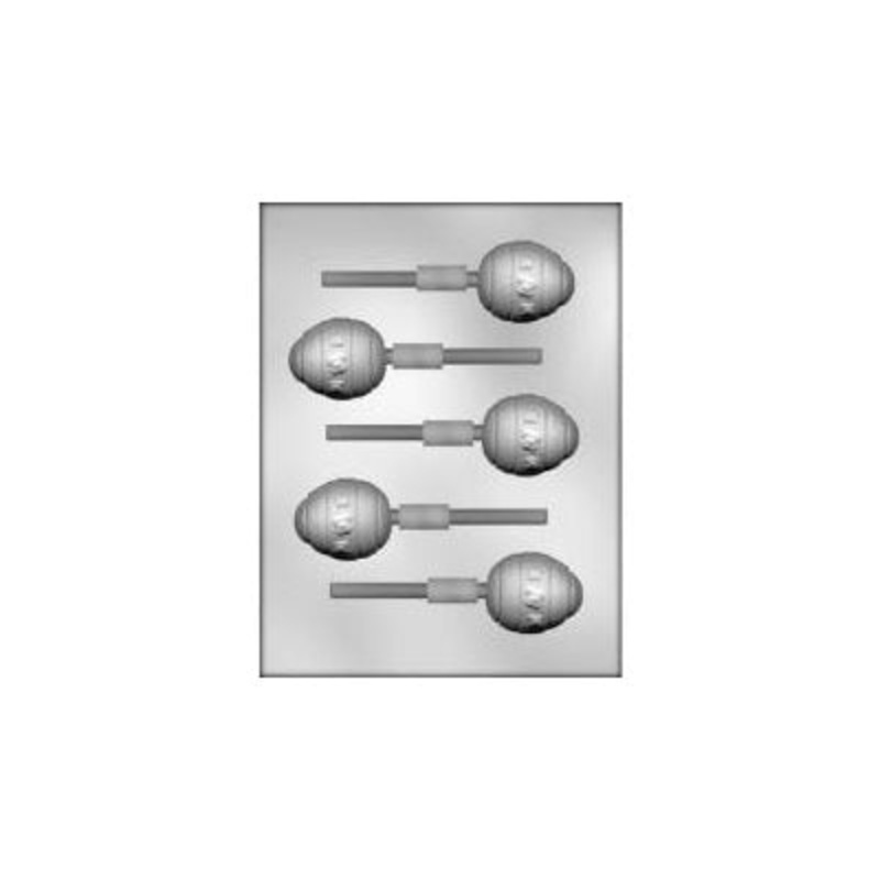 Egg with Flower Lollipop Chocolate Candy Mold  2 Inch