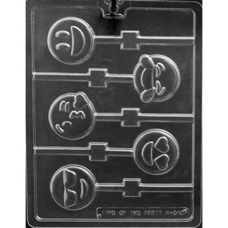 Emoji Chocolate Candy Lollipop Mold