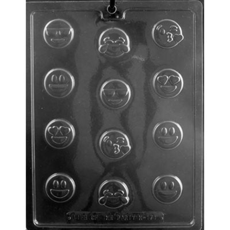 Emojis Bite Size Chocolate Candy Mold