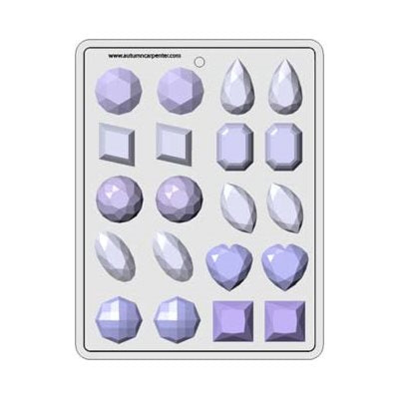 Gem Assortment 1 1/2 Inch Jewels Candy Mold