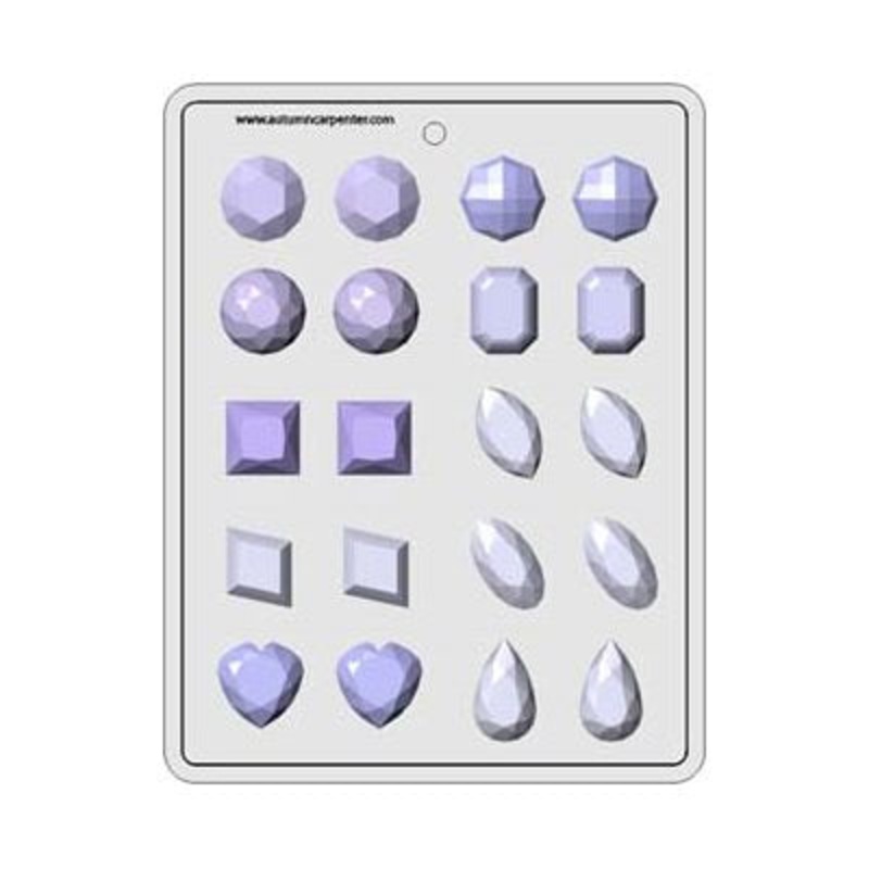 Gem Assortment 1 1/4 Inch Jewels Candy Mold