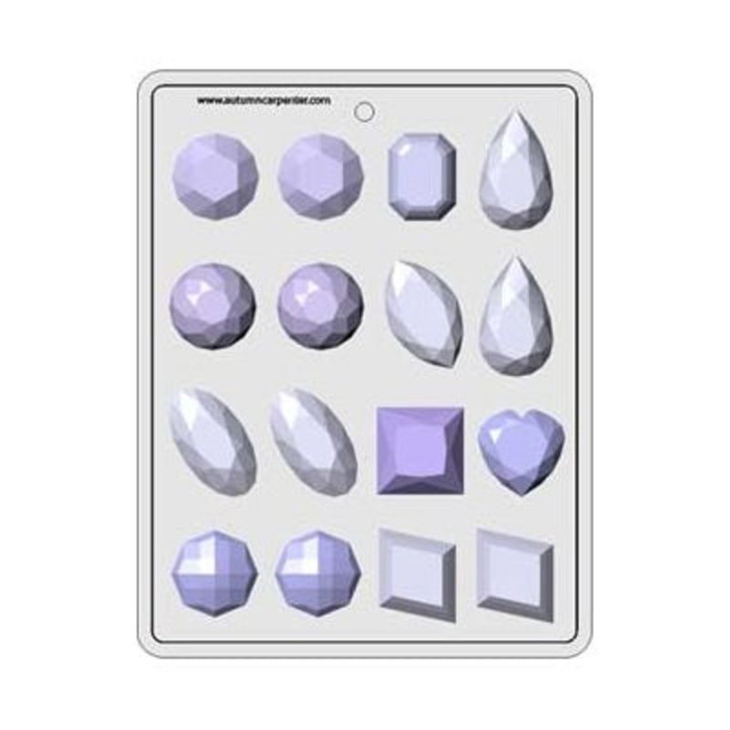 Gem Assortment 1 3/4 Inch Jewels Candy Mold