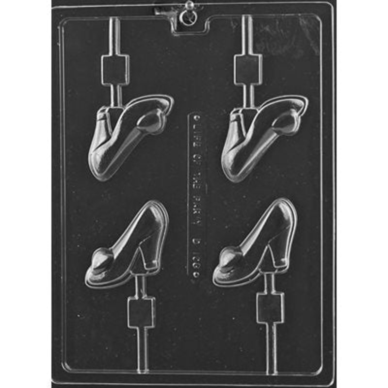 High Heel Shoe Lollipop Chocolate Candy Mold