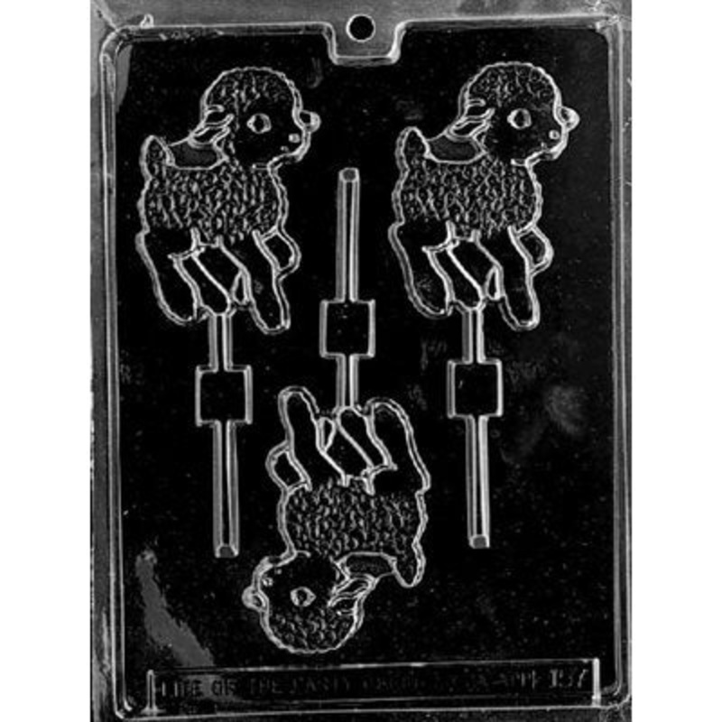 Lamb Lollipop Chocolate Candy Mold