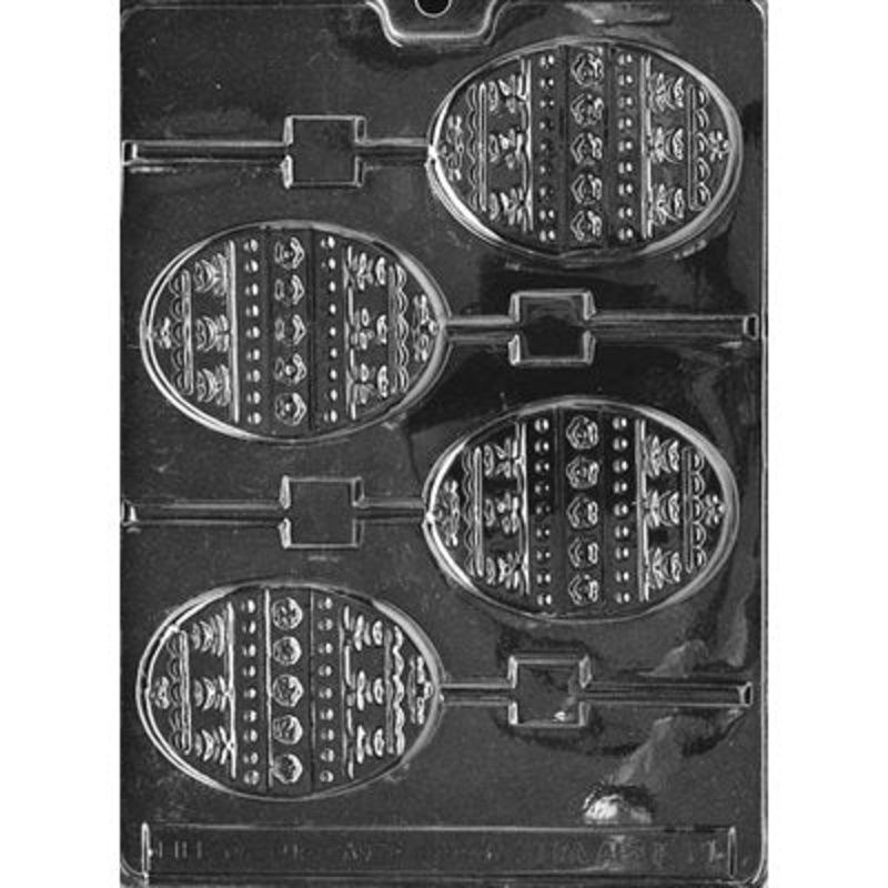 Large Egg Lollipop Chocolate Candy Mold