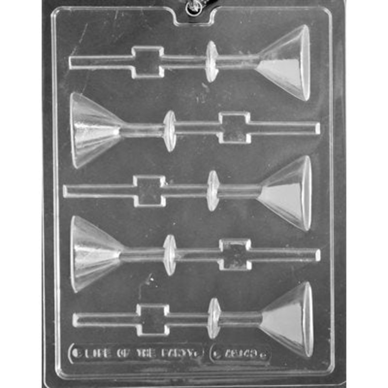 Martini Glass Lollipop Chocolate Candy Mold