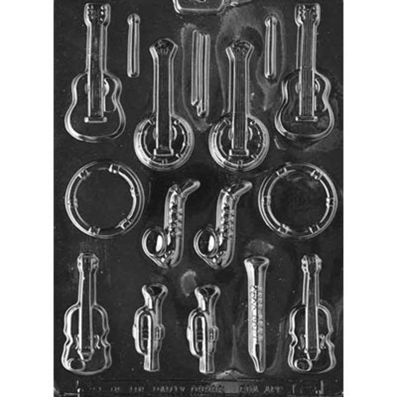 Musical Instruments Chocolate Candy Mold
