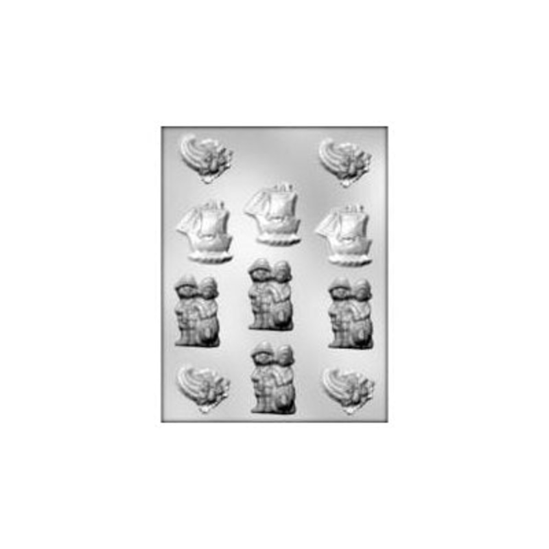 Pilgrim Assortment Chocolate Candy Mold