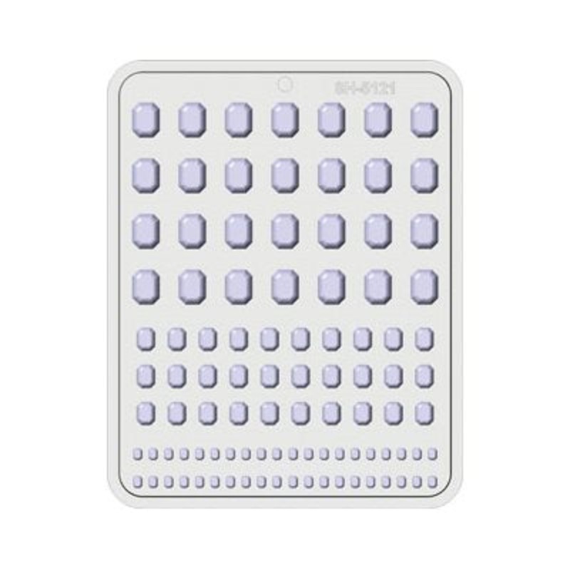 Rectangle Gem Assortment Jewels Candy Mold