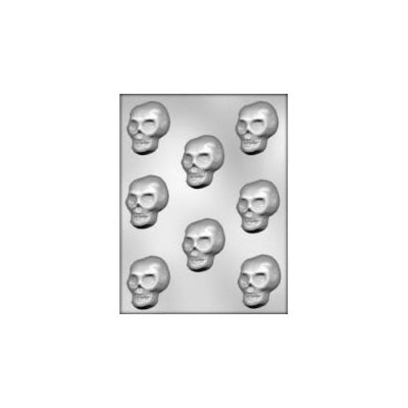 Skull Chocolate Candy Mold 2 1/8 Inch