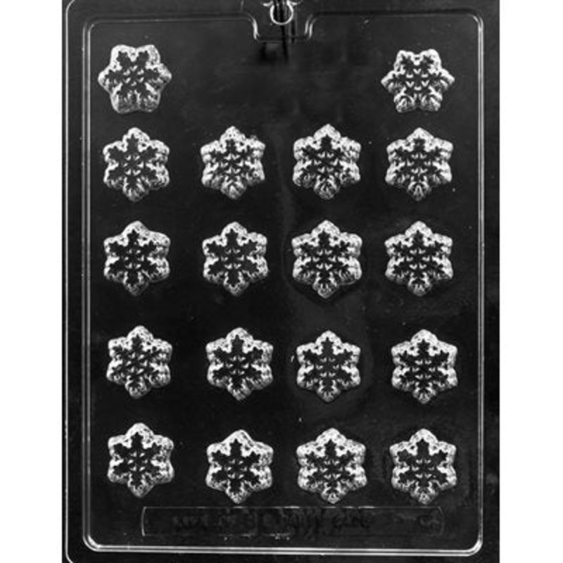 Snowflake Decorations Chocolate Candy Mold