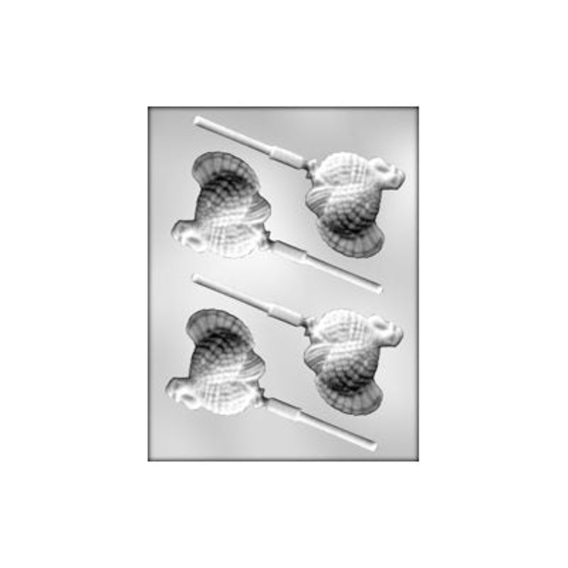 Turkey Lollipop Chocolate Candy Mold 2 3/4 Inch
