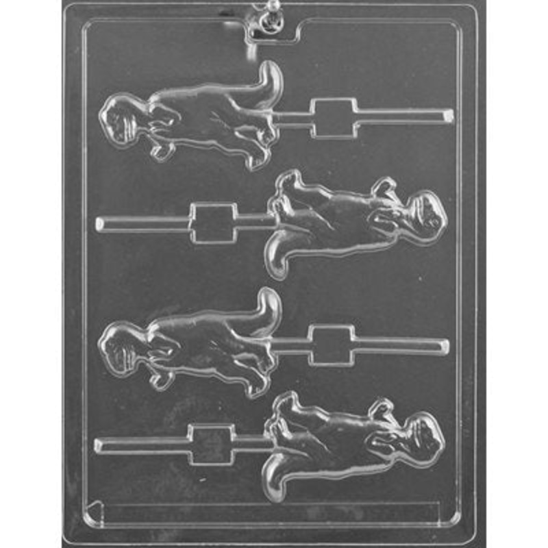 Tyrannosaurus Rex Lollipop Chocolate Candy Mold