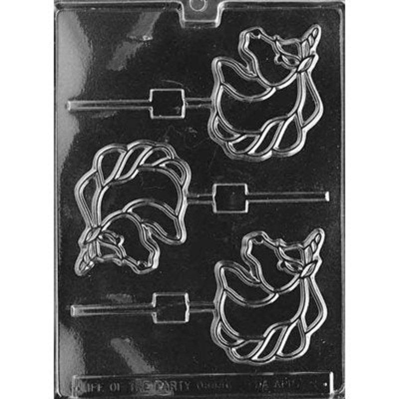 Unicorn Lollipop Chocolate Candy Mold