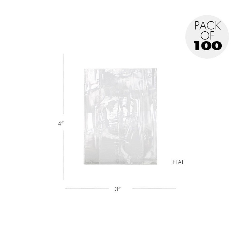 Cellophane Bags  3 X 4 Inch Flat Pack of 100