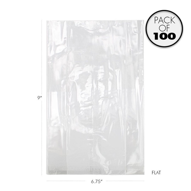 Cellophane Bags 6 3/4 x 9", Pack of 100