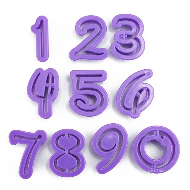 Number Cutter Set-Purple